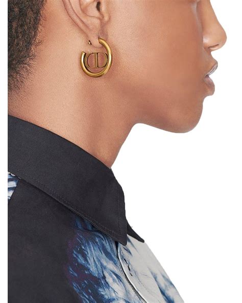 dior hoops earrings|dior earrings.